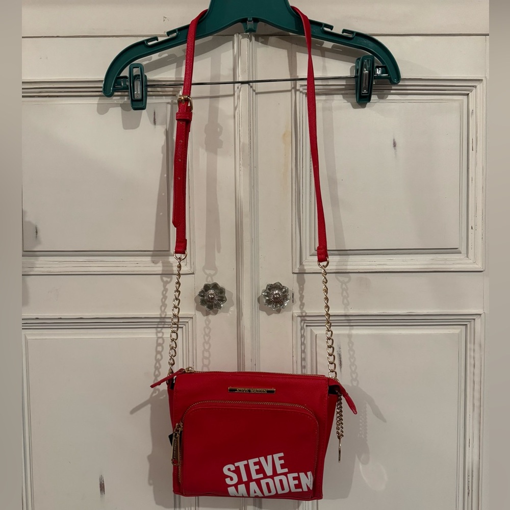 Steve Madden Crossbody Purse (Red)